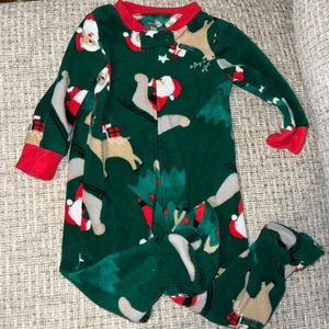 Footie Christmas pjs